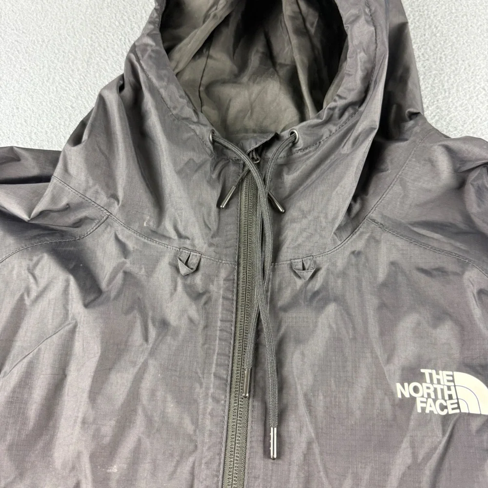 The North Face Antora Jacket Men's 2XL Black DryVent Hooded Rain Windbreaker